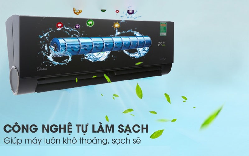 Chức năng tự làm sạch trên máy lạnh Midea