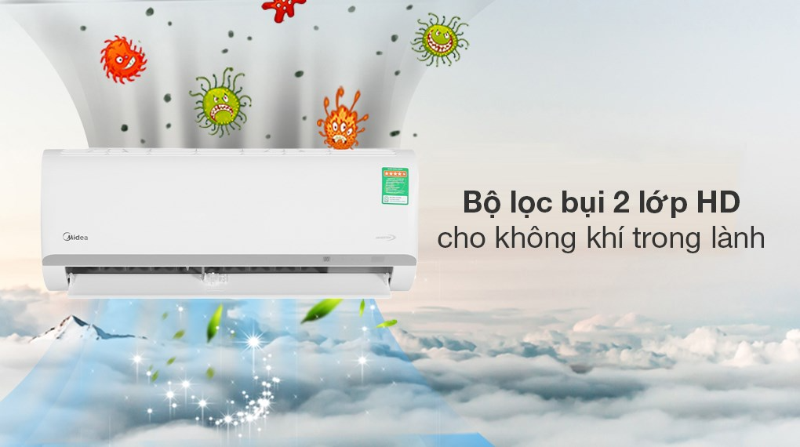 máy lạnh Midea Inverter 1HP MAFA-09CDN8 (hình 5)