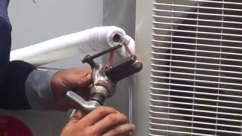 Máy lạnh mới lắp đã chảy nước (hình 7)