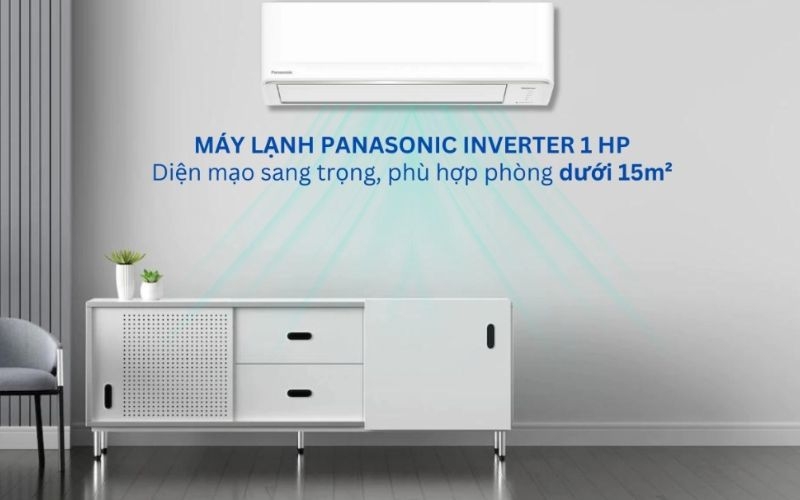 máy lạnh Panasonic CU/CS-PU9AKH-8 sở hữu công suất làm lạnh 1 HP