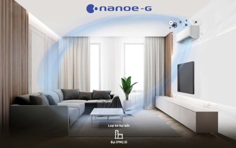 máy lạnh Panasonic CU/CS-PU9AKH-8 sở hữu công nghệ nanoe-G tiên tiến