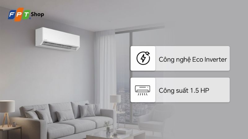 M&aacute;y lạnh Panasonic AERO Inverter 1.5 HP CU/CS-XU12BKH-8