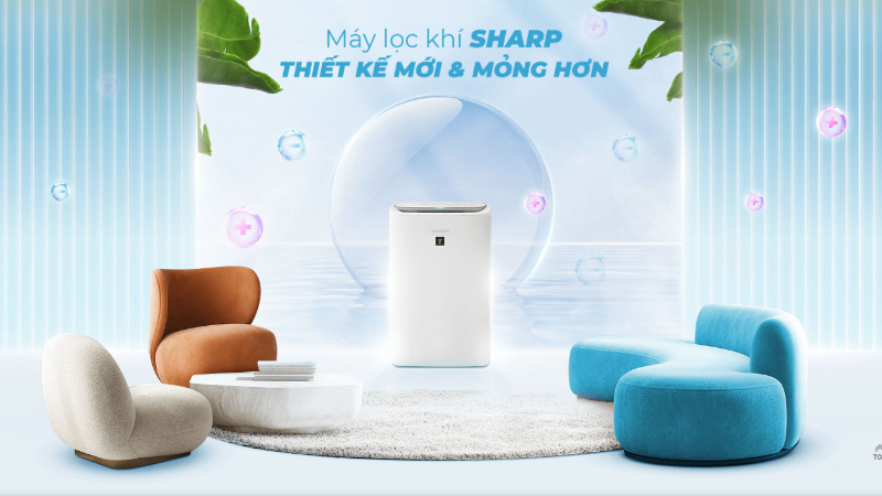 Máy lọc không khí Sharp KI-N50V-W 51W (hình 2)