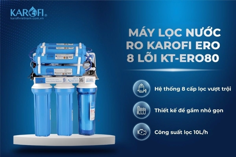 m&aacute;y lọc nước &acirc;m tủ bếp Karofi (ảnh 7)