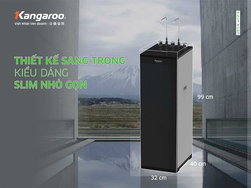 Máy lọc nước nóng lạnh RO Hydrogen Kangaroo 10 lõi KG10A16 (hình 3)