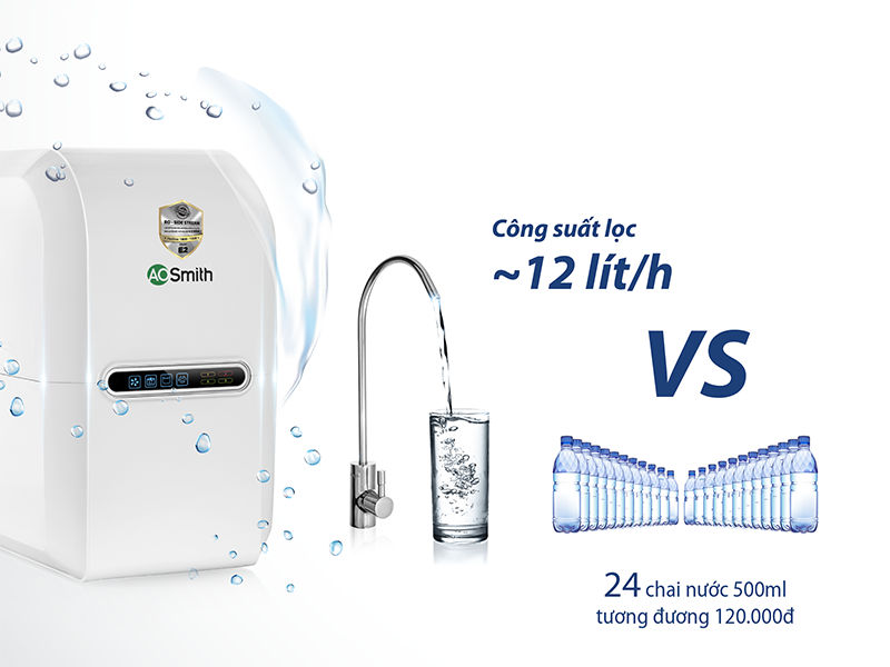 Máy lọc nước RO A.O. Smith 5 lõi E2 (hình 7)