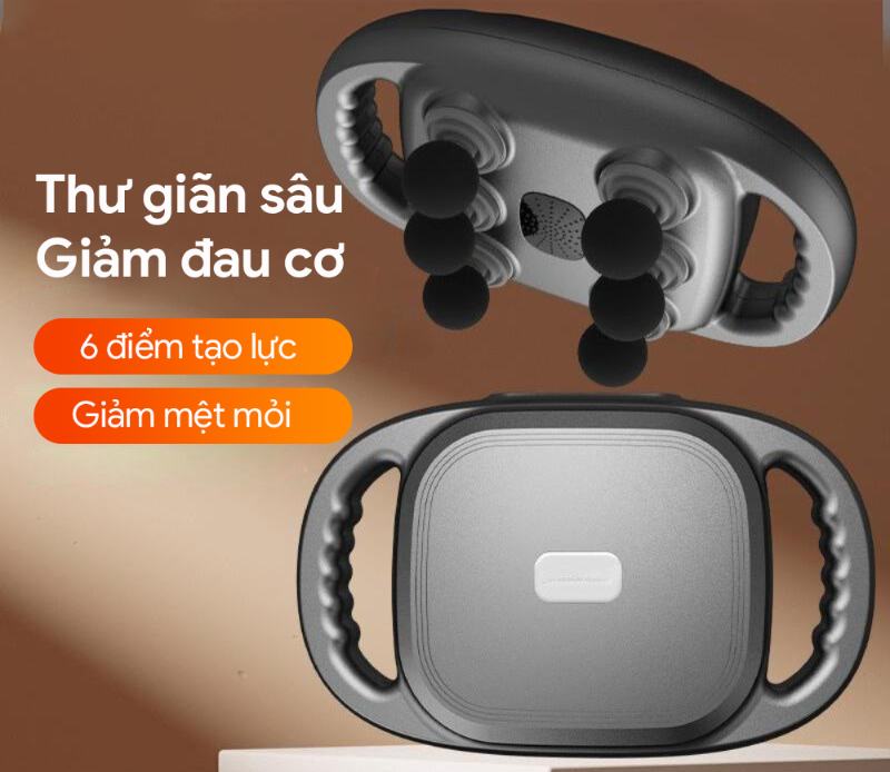 Máy massage cầm tay 6 đầu Kachi MK390 - hình 9