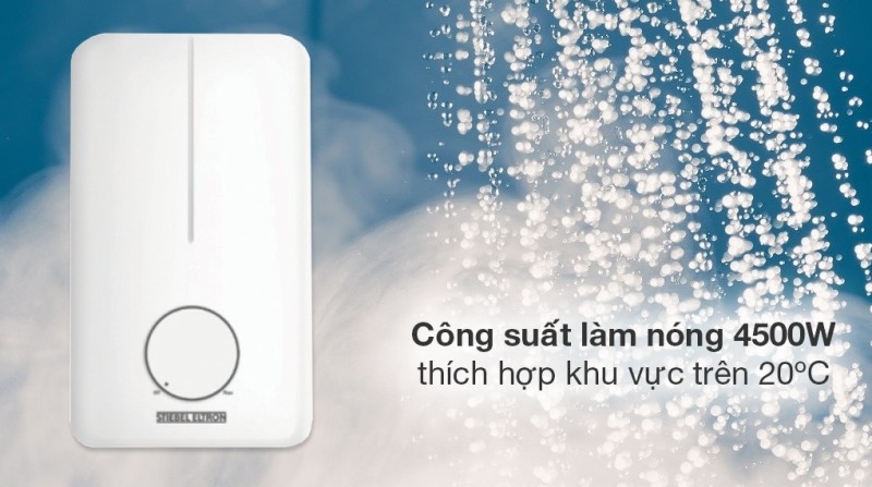 may nuoc nong truc tiep stiebel eltron de 45 ec 4500w