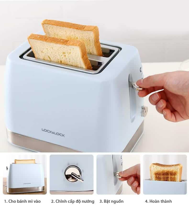 Máy nướng bánh mì Lock&Lock có tốt không 4
