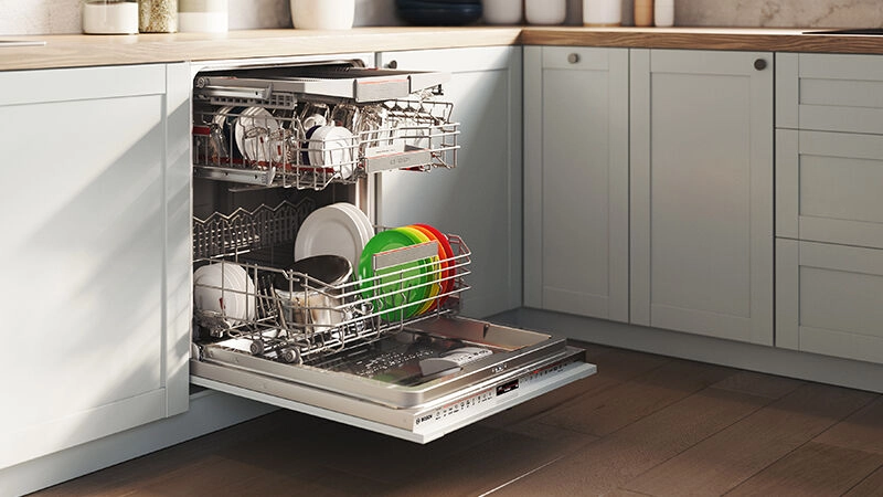Máy rửa chén Bosch và Toshiba 7