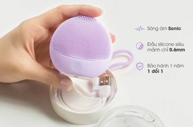 Máy rửa mặt massage cho da nhạy cảm Halio - hình 4