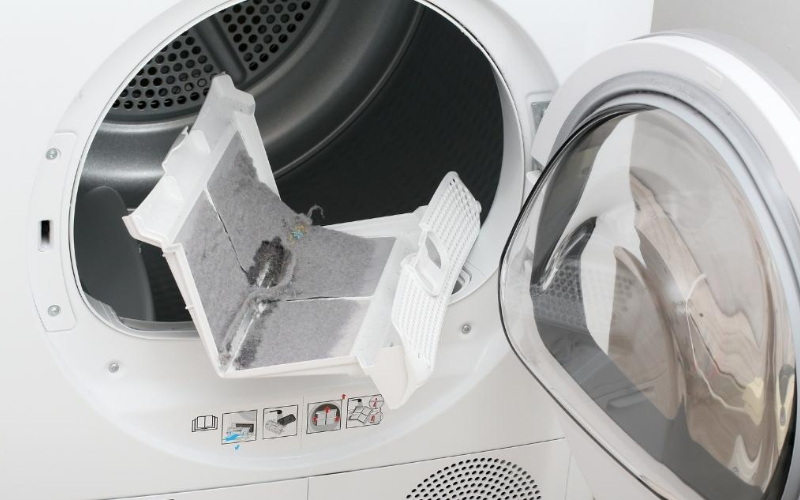 Máy sấy bị bẩn lưới lọc (hình 6)