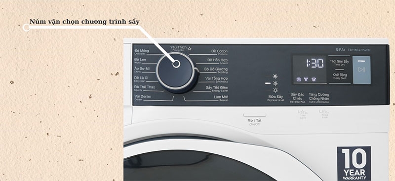 Máy sấy Electrolux báo lỗi LOC hình 5