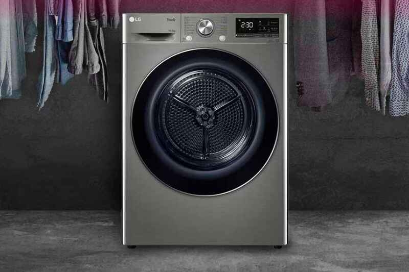 máy sấy LG Heatpump sấy không khô hình 7