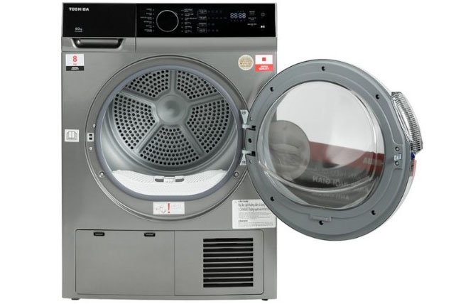 Toshiba TD-K90MEV(SK) sử dụng cơ chế ngưng tụ, phù hợp với căn hộ khó bố trí đường thoát khí