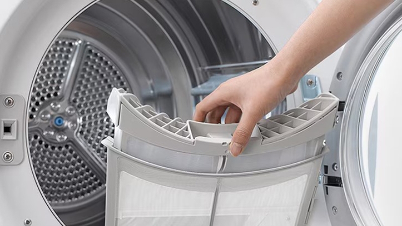 Máy sấy quần áo LG trang bị nhiều tính năng tiện lợi