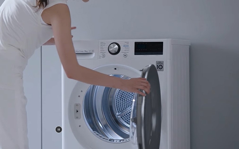 Máy sấy quần áo LG có khối lượng sấy đến 10kg