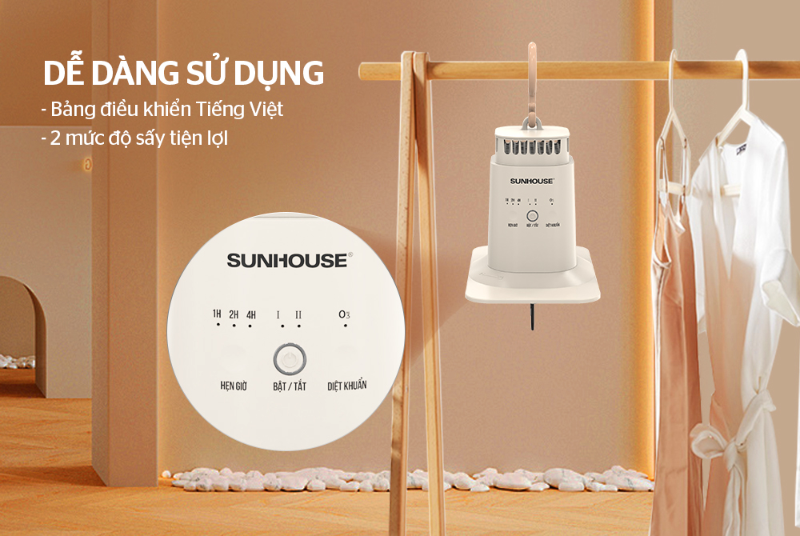 Máy sấy quần áo Sunhouse SHD2704 - hình 7