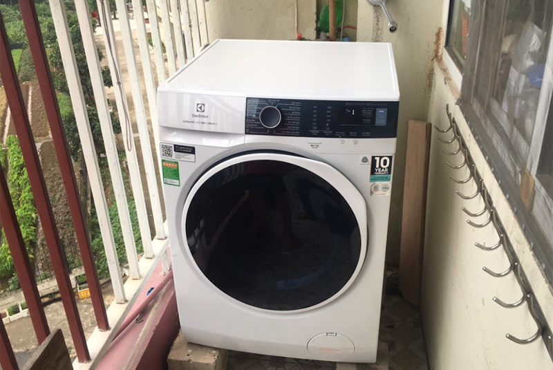 Máy sấy rung khi đặt sàn yếu (hình 4)