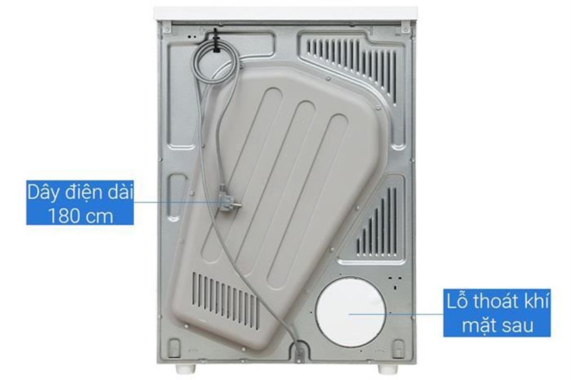 Máy sấy thông hơi Electrolux UltimateCare 9 kg EDS904H3WC trang bị nhiều tiện ích thông minh cho người dùng