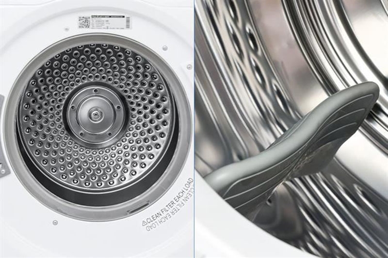 Máy sấy thông hơi Electrolux UltimateCare 9 kg EDS904H3WC sở hữu lồng giặt từ thép không gỉ