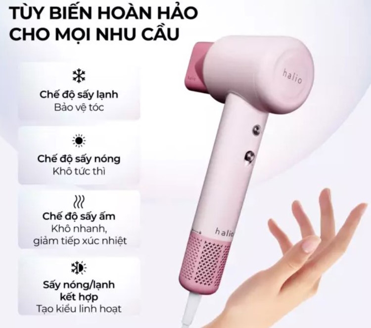 Máy sấy tóc Halio High Speed Ionic - hình 9