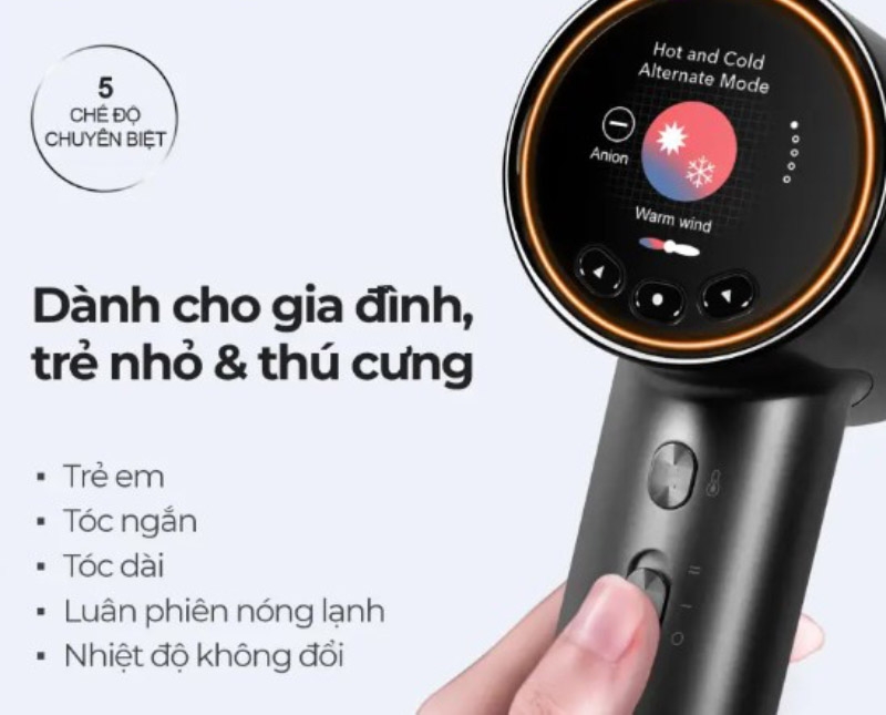 Máy sấy tóc Ion âm Halio Hypersonic - hình 8