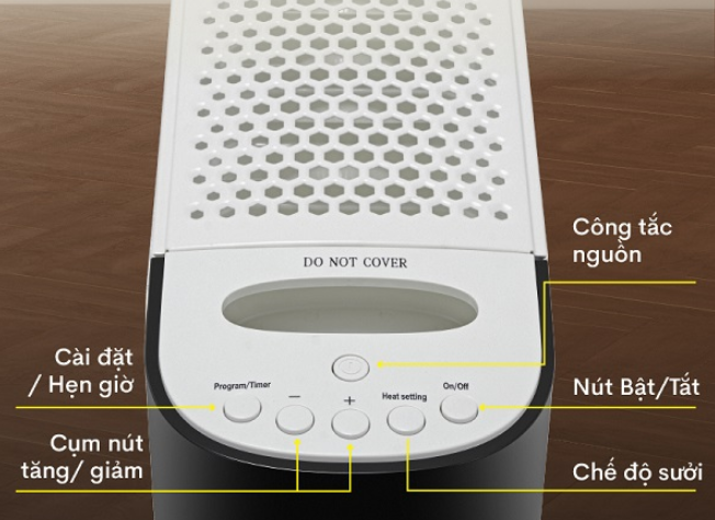 Máy sưởi dầu FujiE 13 thanh OFR7813 2200W - hình 6