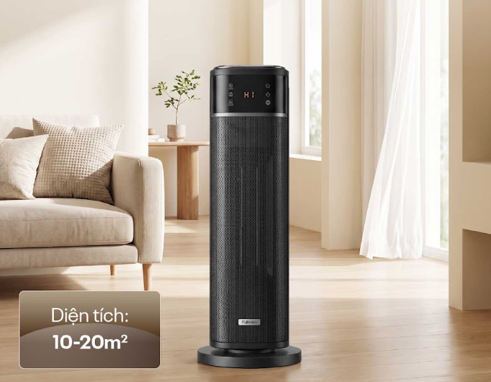 Máy sưởi gốm điều khiển bằng giọng nói Fujihome FH213 2100W - hình 4