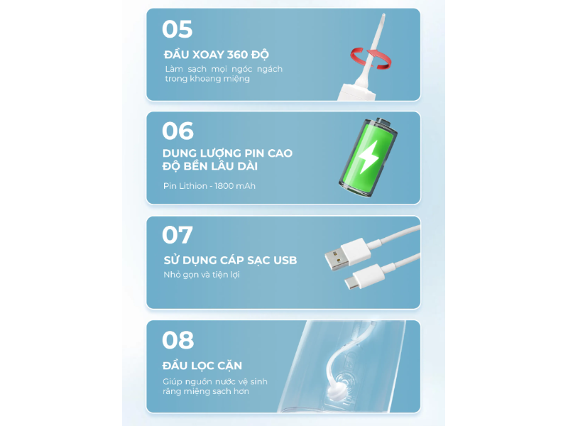 Máy tăm nước Magic Eco PRO-82 (hình 9)