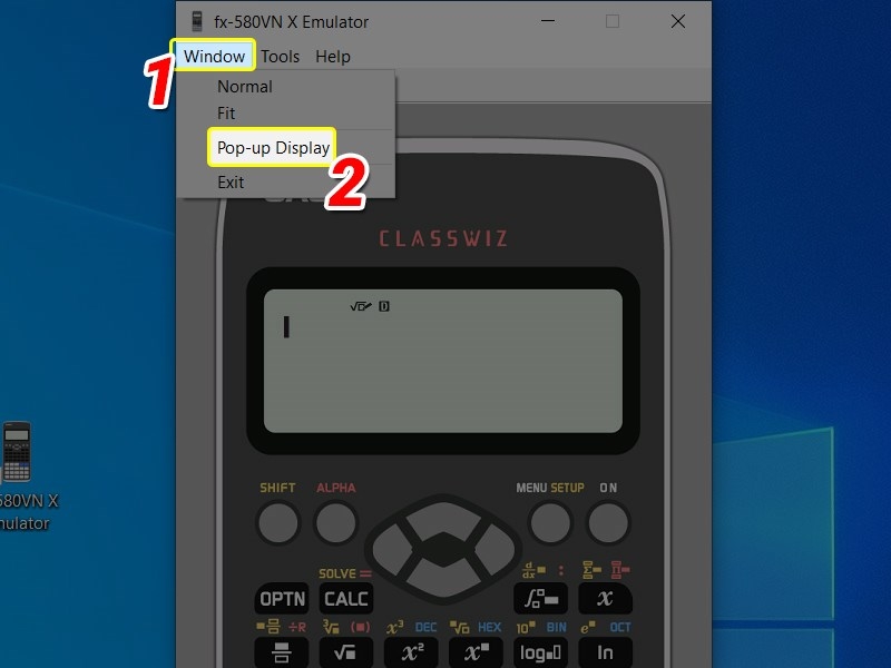 máy tính online Casio FX-580VN hình 3