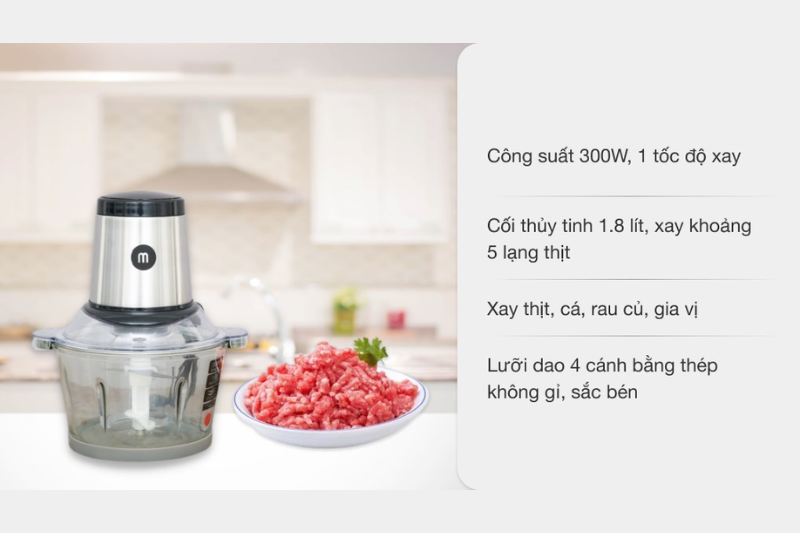 máy xay thịt mini tốt nhất 2025 4