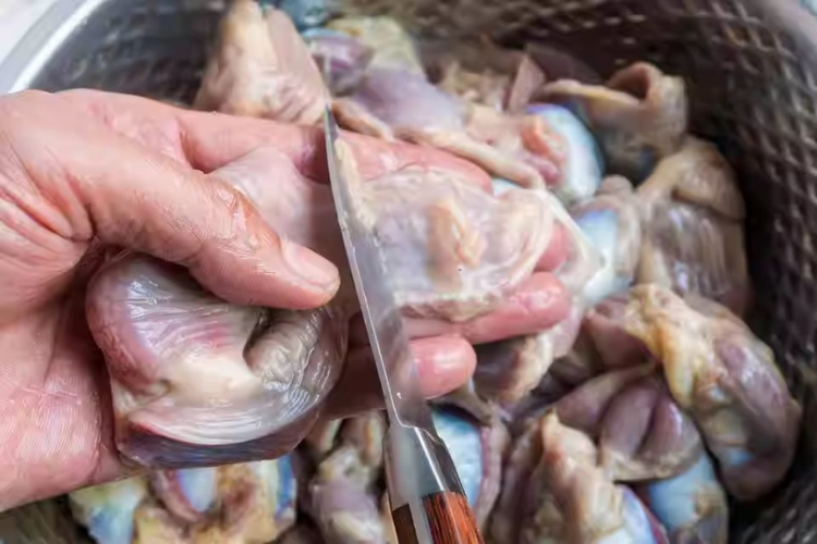 mề gà cháy tỏi hình 4