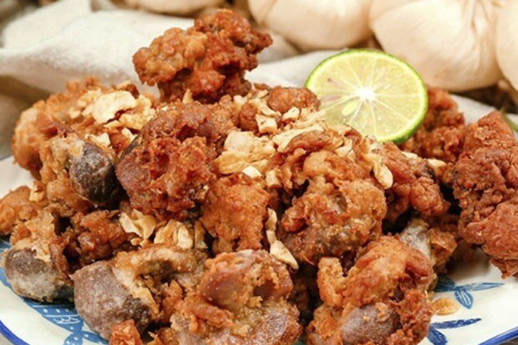 mề gà cháy tỏi hình 6