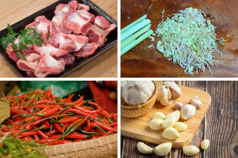 Mề gà xào sả ớt ảnh 2