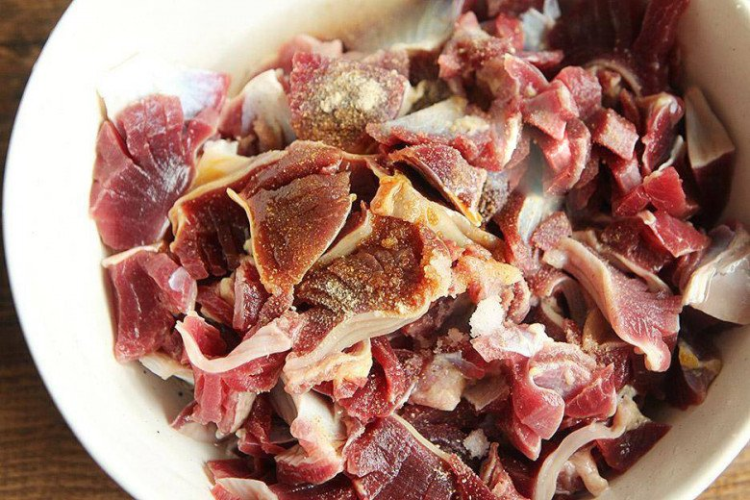 Mề xào hành tây hình 6
