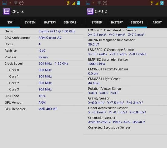 kiểm tra cảm biến trên Android - Hình 6