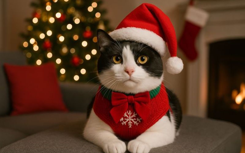 mèo noel meme (ảnh 14)
