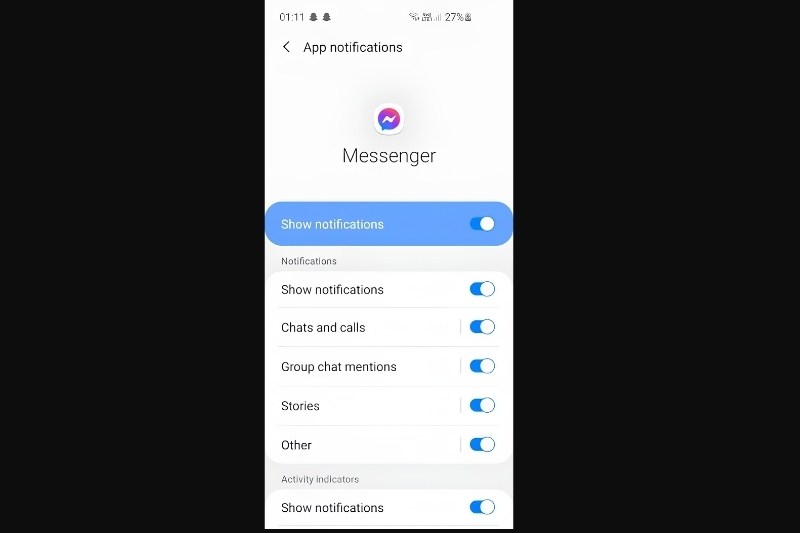 Messenger lỗi bong bóng chat 3