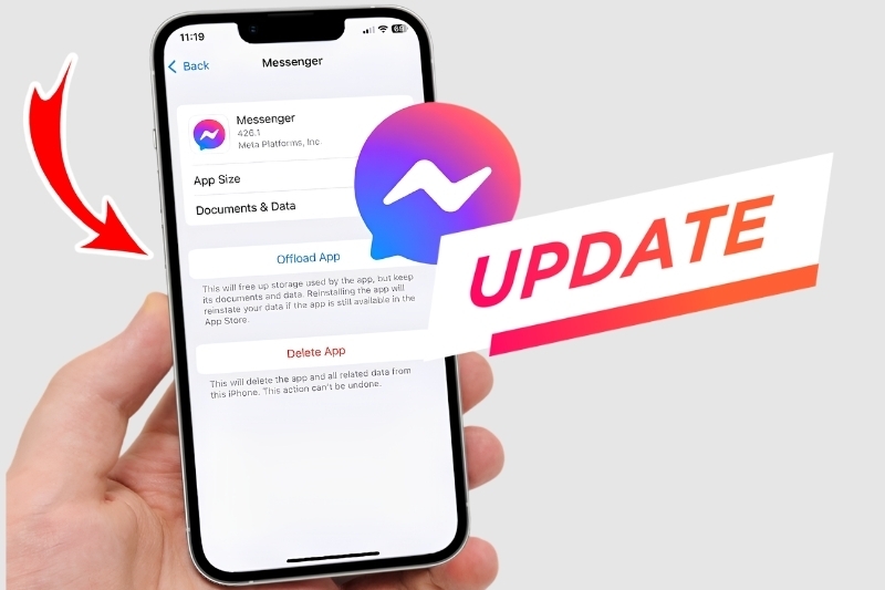 Messenger lỗi bong bóng chat 4