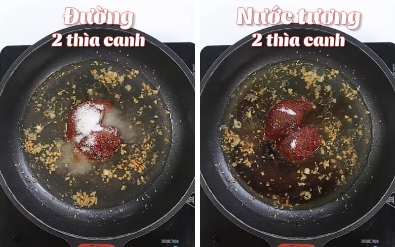 Làm sốt mì xào xúc xích phô mai