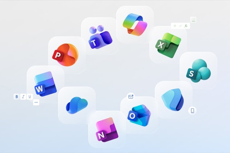 Microsoft cập nhật bộ biểu tượng Office với thiết kế mới mềm mại, đầy màu sắc