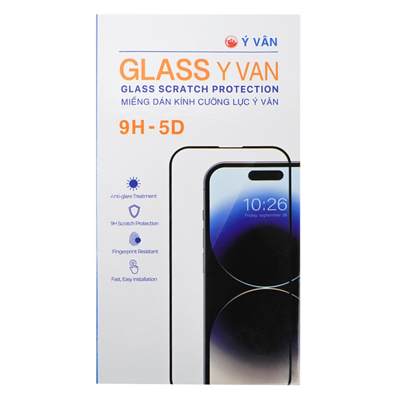 Miếng Dán Màn Hình Kính Cường Lực Iphone 17 Pro 5D Yvs