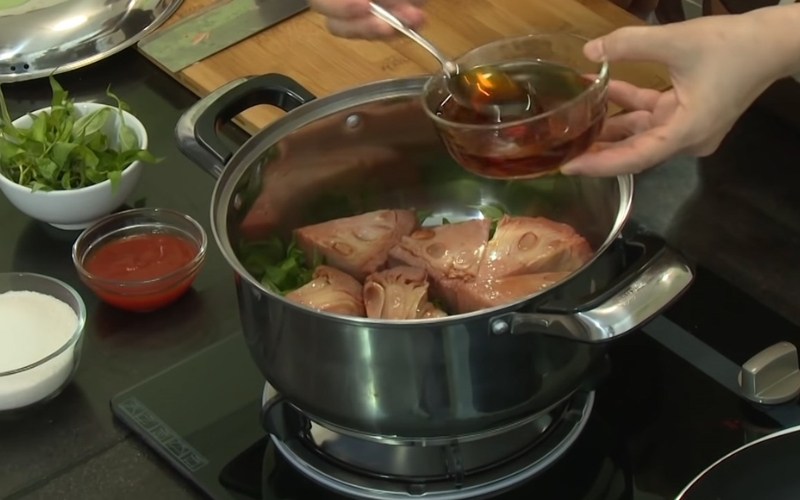 Mít kho tộ chay 2