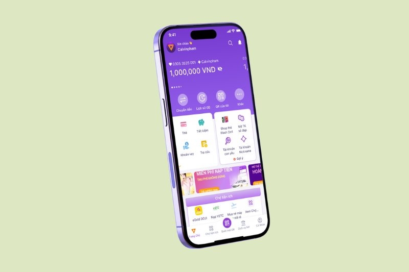 Mở tài khoản TPBank online 1