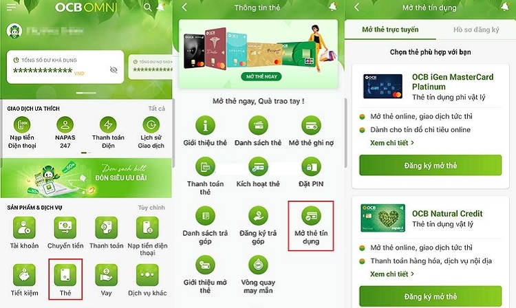 Mở thẻ tín dụng OCB online (Hình 5)