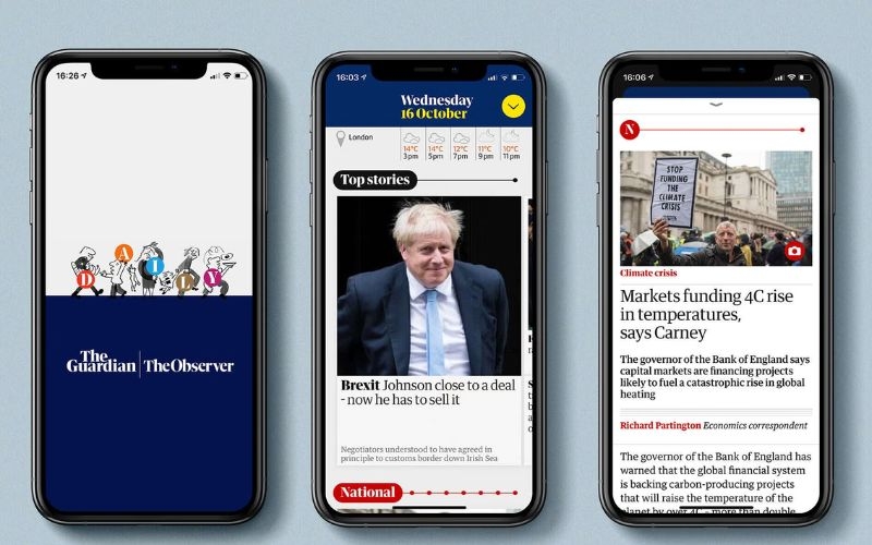 Thiết kế Mobile First của The Guardian