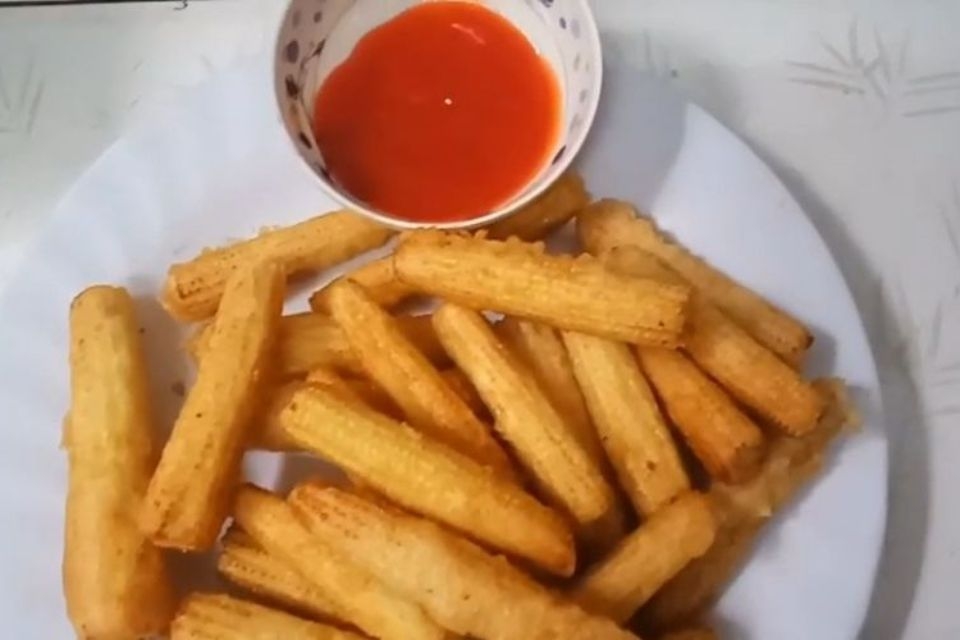 Bắp non chiên giòn thơm ngọt, món ngon dễ làm cho cả gia đình cùng thưởng thức