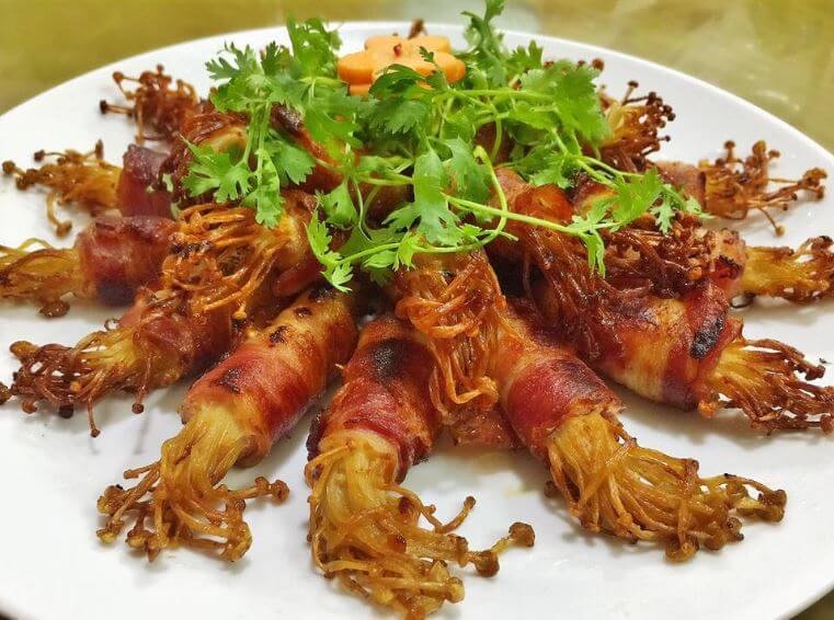 bo nuong cuon kim cham