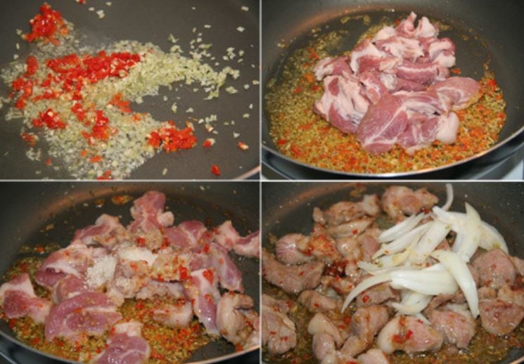 món xào sả ớt 1